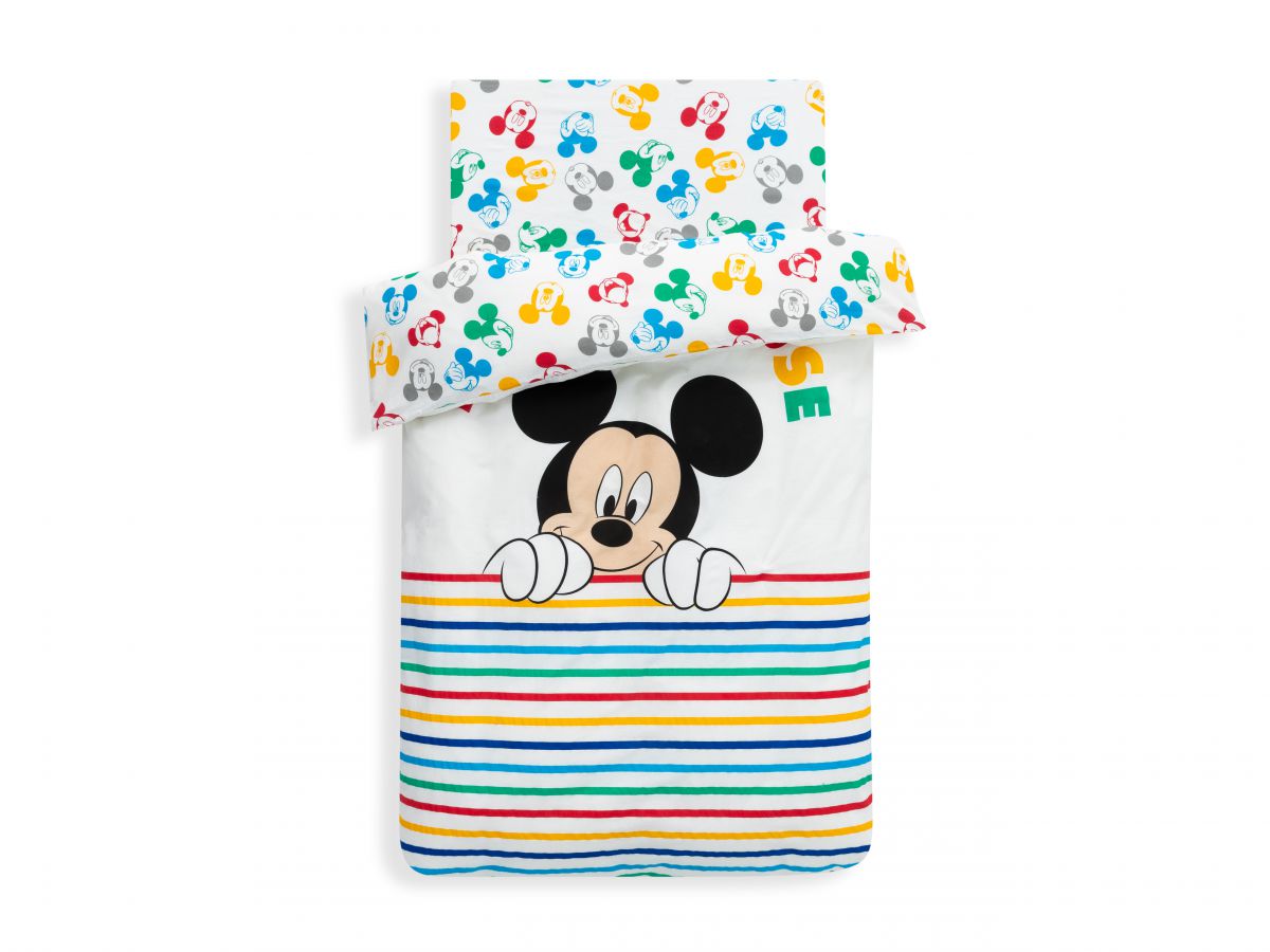 סט מצעי כותנה מיקי קולור