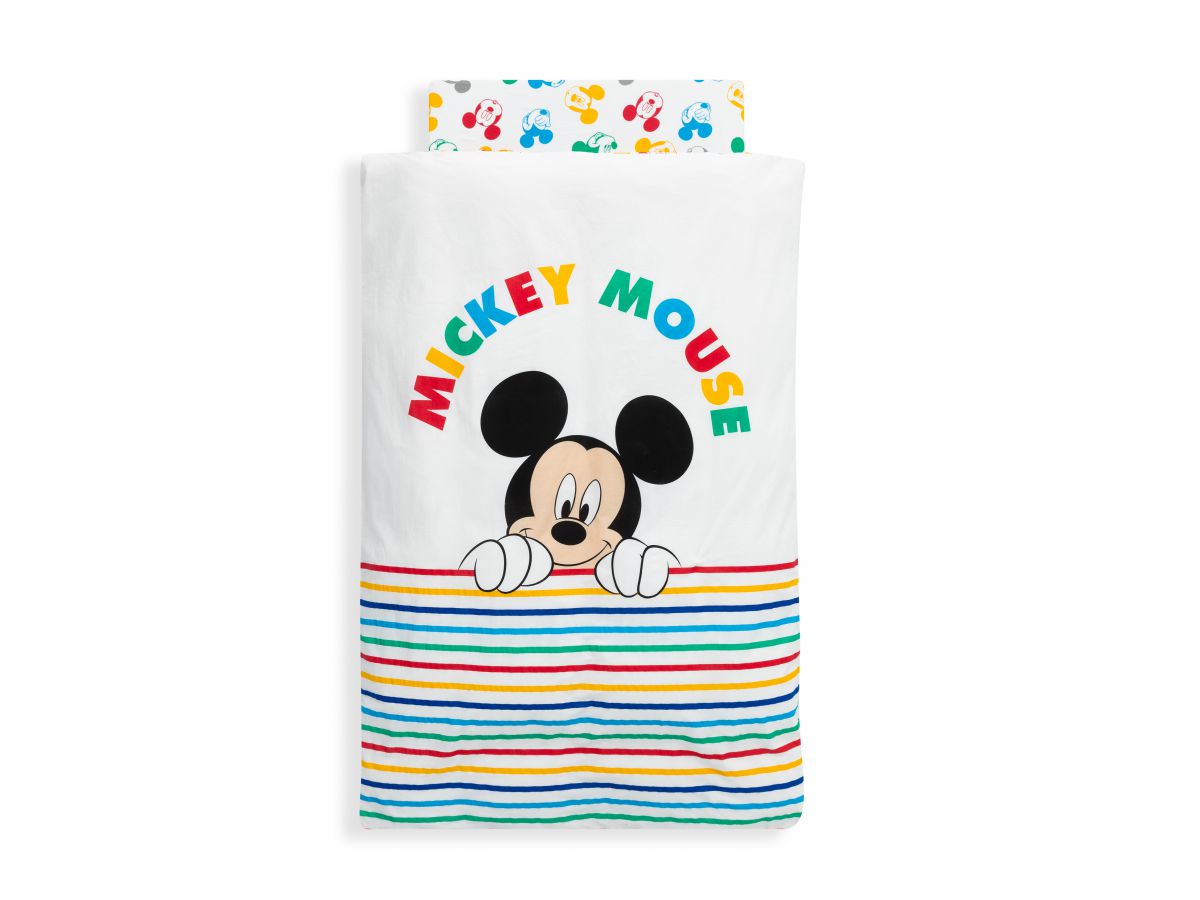 סט מצעי כותנה מיקי קולור