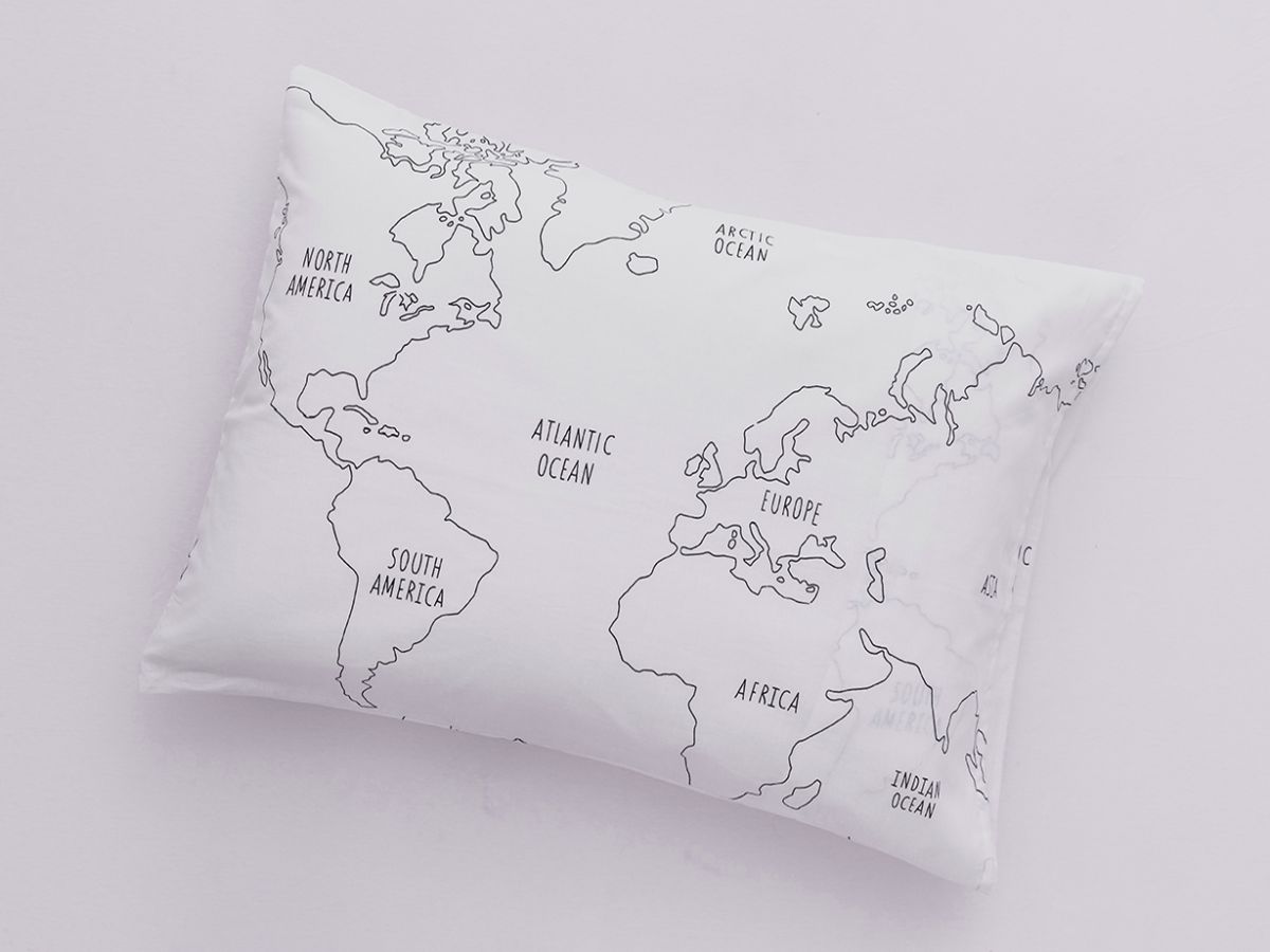 סט מצעי כותנה מאפ