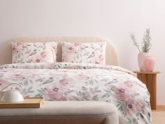 סט מצעי כותנה פלנל פלורה