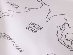 סט מצעי כותנה מאפ