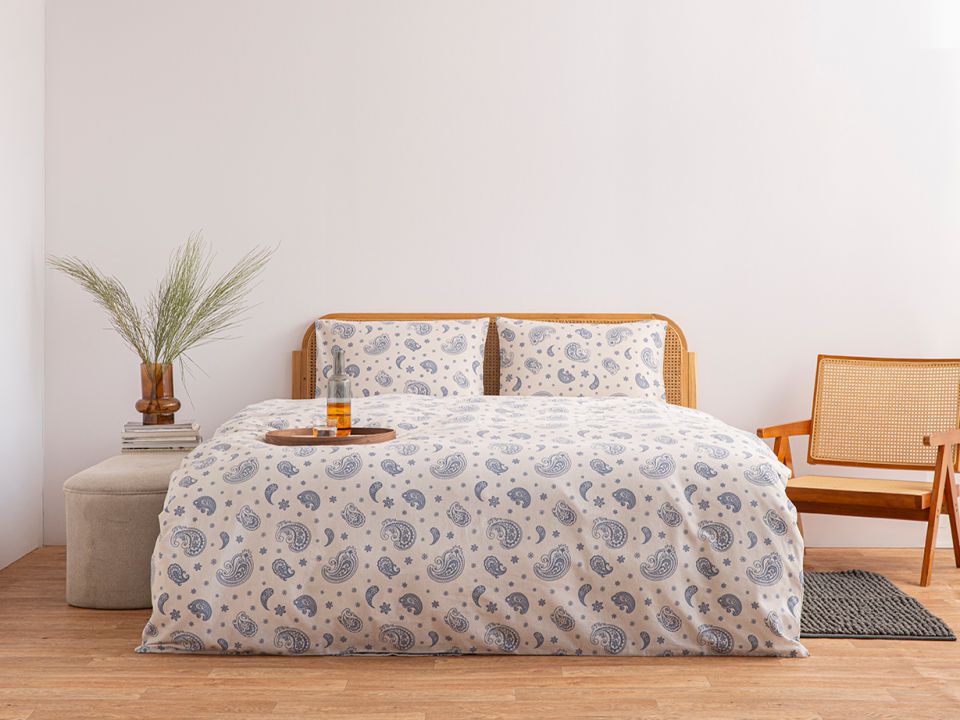 סט מצעי כותנה פלנל קונה